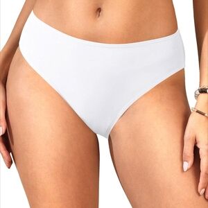 White Seamless Bikini Swimwear